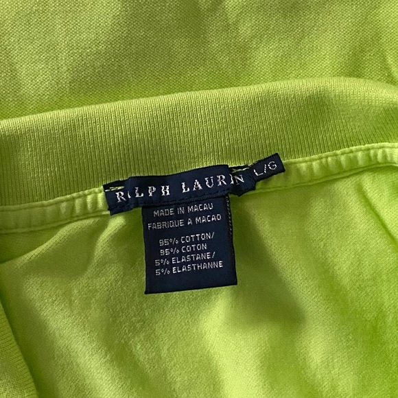 Polo Ralph Lauren Cotton Blend Pony Embroidered Polo Shirt Size L - Picture 10 of 11